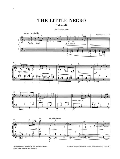 The Little Negro Piano Solo 德布西 鋼琴 亨乐版 | 小雅音樂 Hsiaoya Music