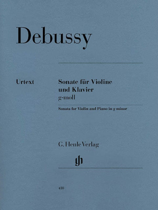 Sonata for Violin and Piano 德布西 奏鳴曲 小提琴(含鋼琴伴奏) 亨乐版 | 小雅音樂 Hsiaoya Music