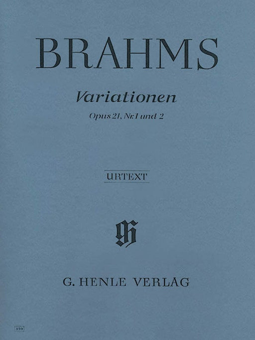 Variations Op. 21 Nos. 1 and 2 布拉姆斯 變奏曲 鋼琴 亨乐版 | 小雅音樂 Hsiaoya Music