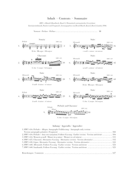 Piano Suites and Pieces (London 1733) Piano Solo 鋼琴 組曲小品 亨乐版 | 小雅音樂 Hsiaoya Music