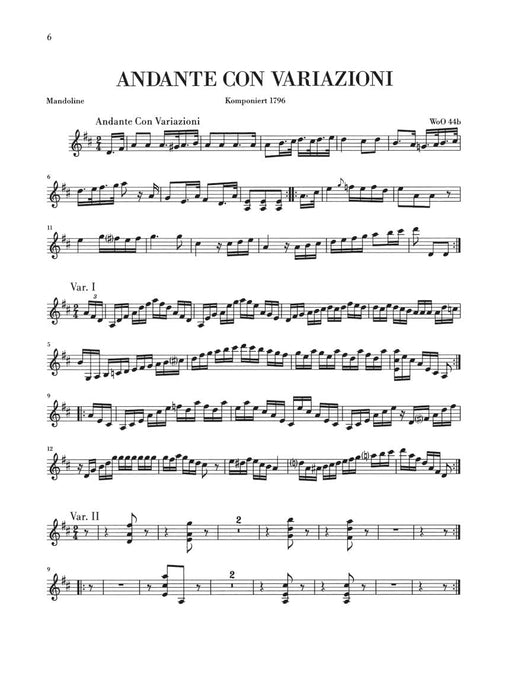 Works for Mandolin and Piano Mandolin and Piano 貝多芬 曼陀林琴 鋼琴 亨乐版 | 小雅音樂 Hsiaoya Music