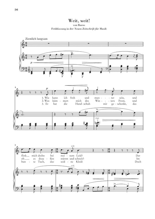 Myrthen, Op. 25 Song Cycle Original Keys for High Voice 舒曼‧羅伯特 聯篇歌曲 高音 聲樂 亨乐版 | 小雅音樂 Hsiaoya Music
