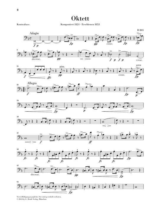 Octet in F Major D 803 舒伯特 八重奏 亨乐版 | 小雅音樂 Hsiaoya Music