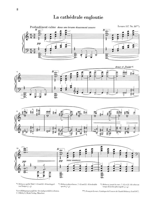 La cathédrale engloutie Piano Solo 德布西 沉没的教堂 鋼琴 亨乐版 | 小雅音樂 Hsiaoya Music