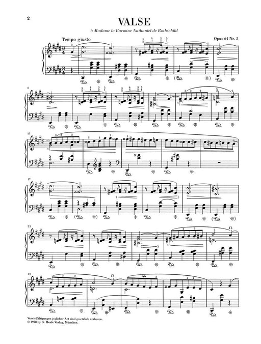 Waltz in C Sharp minor Op. 64 Piano Solo 蕭邦 圓舞曲 鋼琴 亨乐版 | 小雅音樂 Hsiaoya Music