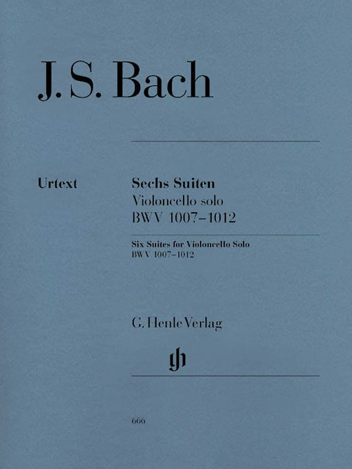 6 Suites for Violoncello Solo BWV 1007-1012 Cello Solo 巴赫‧約翰瑟巴斯提安 大提琴 組曲 亨乐版 | 小雅音樂 Hsiaoya Music