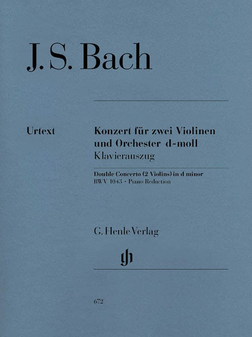Concerto for 2 Violins and Orchestra in D Minor BWV 1043 Violin and Piano Reduction 巴赫‧約翰瑟巴斯提安 雙小提琴協奏曲 管弦樂團 小提琴(含鋼琴伴奏) 亨乐版 | 小雅音樂 Hsiaoya Music
