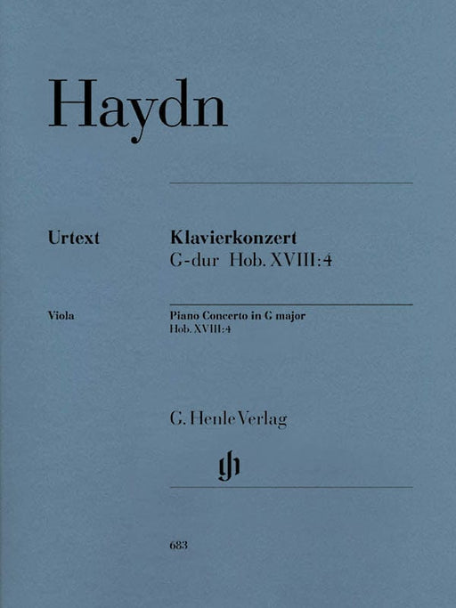 Concerto for Piano (Harpsichord) and Orchestra G Major Hob.XVIII:4 Edition for Piano and String Quartet 海頓 協奏曲 大鍵琴 管弦樂團 鋼琴 弦樂四重奏 鋼琴五重奏 亨乐版 | 小雅音樂 Hsiaoya Music