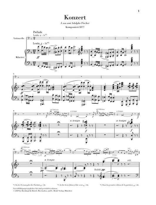 Violoncello Concerto in D minor With Marked and Unmarked Cello Parts Cello and Piano Reduction 拉羅 大提琴(含鋼琴伴奏) 亨乐版 | 小雅音樂 Hsiaoya Music