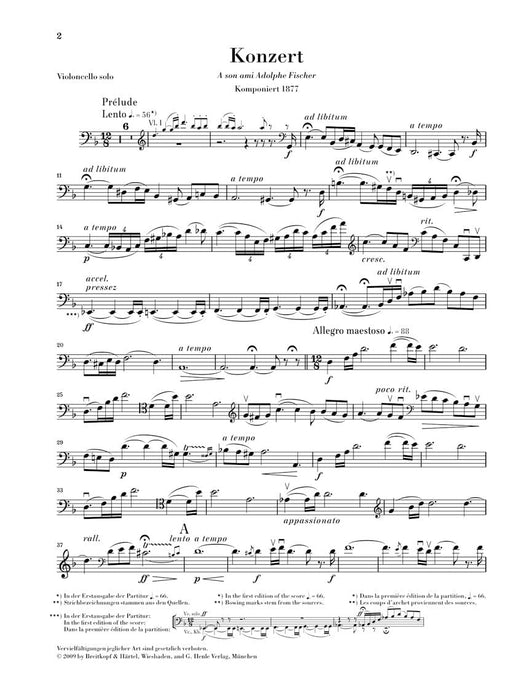 Violoncello Concerto in D minor With Marked and Unmarked Cello Parts Cello and Piano Reduction 拉羅 大提琴(含鋼琴伴奏) 亨乐版 | 小雅音樂 Hsiaoya Music