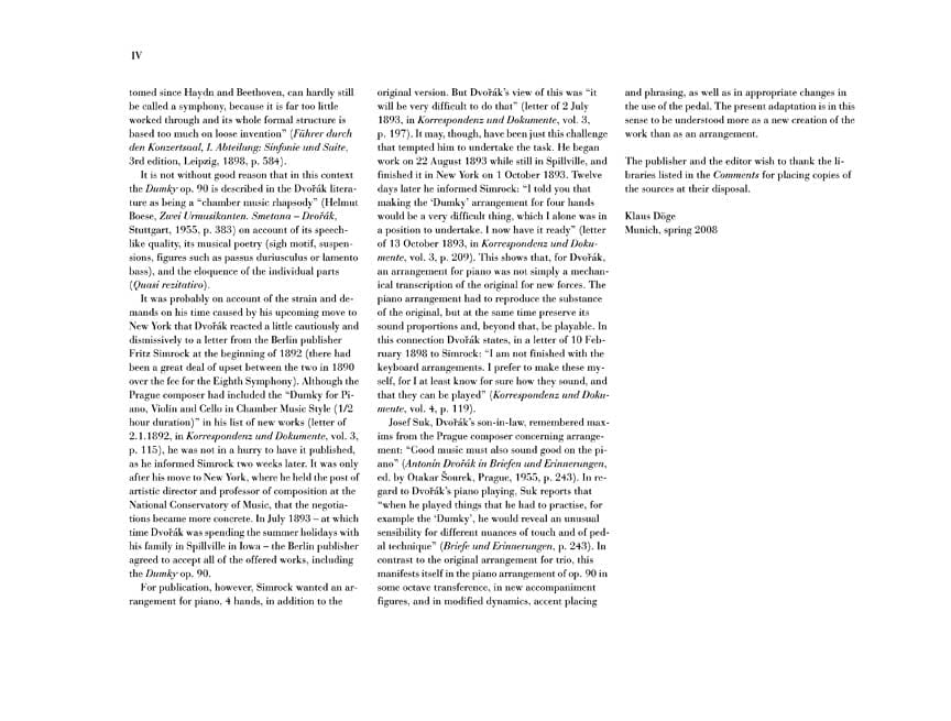 Dumky Piano Trio, Op. 90 Version for 1 Piano, 4 Hands 德弗札克 鋼琴三重奏 鋼琴 4手聯彈(含以上)(含以上) 亨乐版 | 小雅音樂 Hsiaoya Music