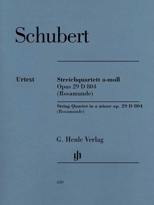 String Quartet in A Minor, Op. 29, D. 804 Rosamunde 舒伯特 弦樂四重奏 羅莎蒙 亨乐版 | 小雅音樂 Hsiaoya Music