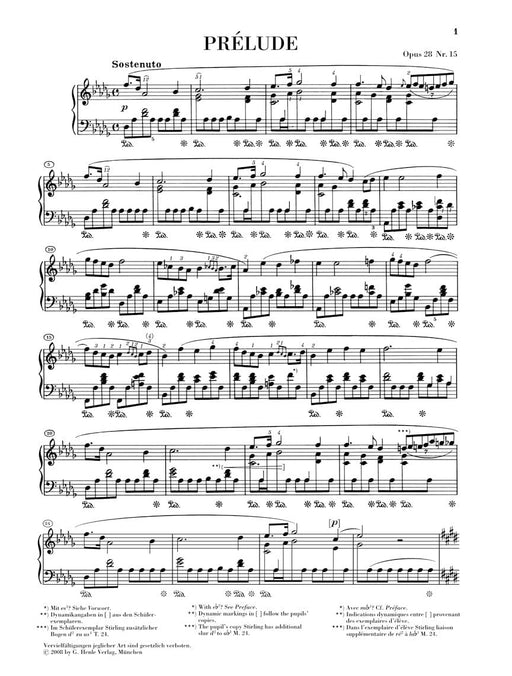 Prelude in D-flat Major Op. 28, No. 15 (Raindrop) Revised Edition Piano Solo 蕭邦 前奏曲 鋼琴 亨乐版 | 小雅音樂 Hsiaoya Music