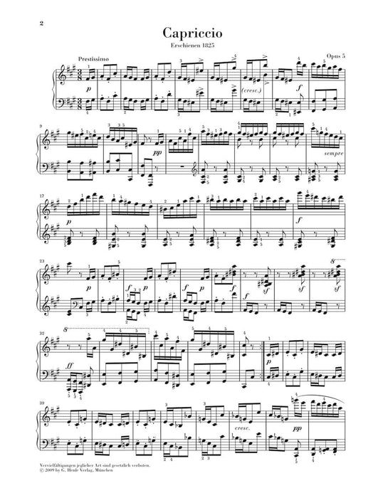 Piano Works - Volume I 孟德爾頌‧菲利克斯 鋼琴 亨乐版 | 小雅音樂 Hsiaoya Music