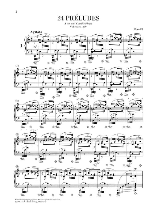 Préludes Piano Solo 蕭邦 前奏曲 鋼琴 亨乐版 | 小雅音樂 Hsiaoya Music