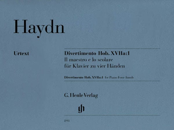 Divertimento Il Maestro e lo scolare Hob. XVIIa:1 1 Piano, 4 Hands 鋼琴 嬉遊曲 4手聯彈(含以上)(含以上) 亨乐版 | 小雅音樂 Hsiaoya Music