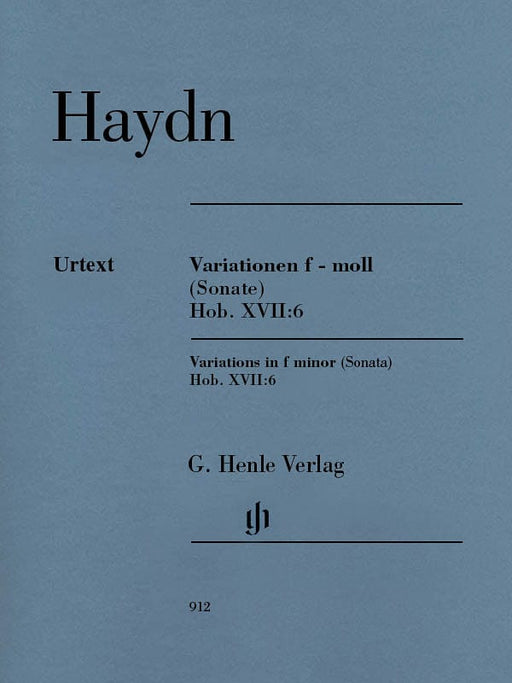 Variations in F minor (Sonata), Hob.XVII:6 海頓 變奏曲 奏鳴曲 鋼琴 亨乐版 | 小雅音樂 Hsiaoya Music