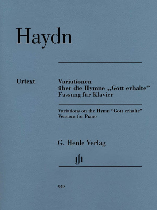 Variations on the Hymn Gott erhalte Version for Piano Revised Edition 海頓 變奏曲 讚美歌 鋼琴 鋼琴 亨乐版 | 小雅音樂 Hsiaoya Music