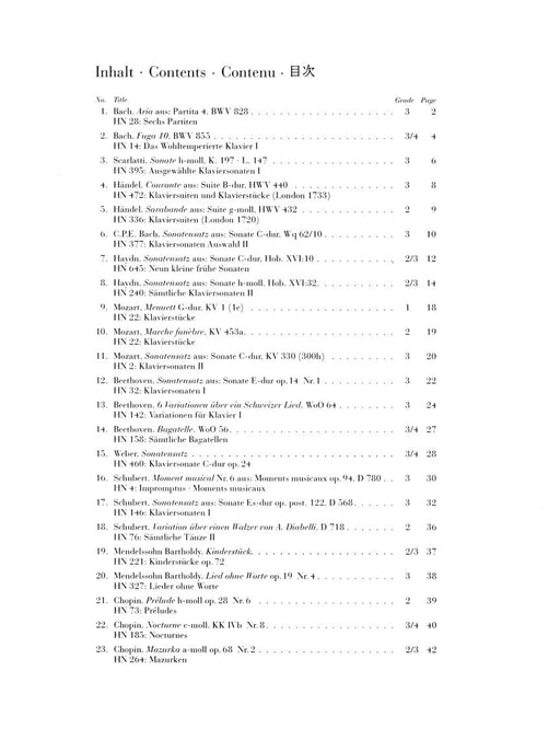 Henle Album - Piano Music from Bach to Debussy 鋼琴音樂-從巴赫到德布西 亨乐版 | 小雅音樂 Hsiaoya Music