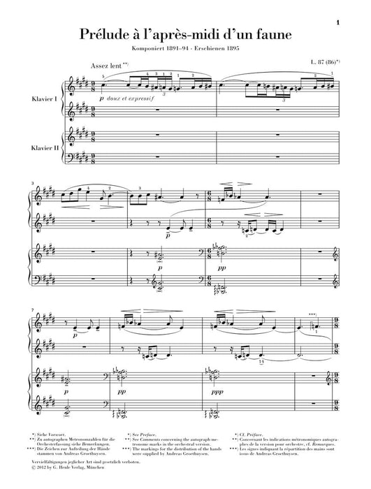 Claude Debussy - Works for Two Pianos 德布西 鋼琴 雙鋼琴 亨乐版 | 小雅音樂 Hsiaoya Music