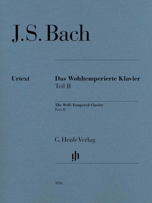 Well-Tempered Clavier BWV 870-893 Part II (No Fingering) 巴赫‧約翰瑟巴斯提安 鋼琴三重奏 亨乐版 | 小雅音樂 Hsiaoya Music