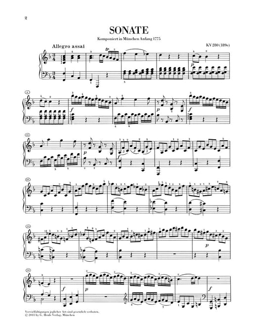 Piano Sonata in F Major K280 (189e) 莫札特 奏鳴曲 鋼琴 亨乐版 | 小雅音樂 Hsiaoya Music