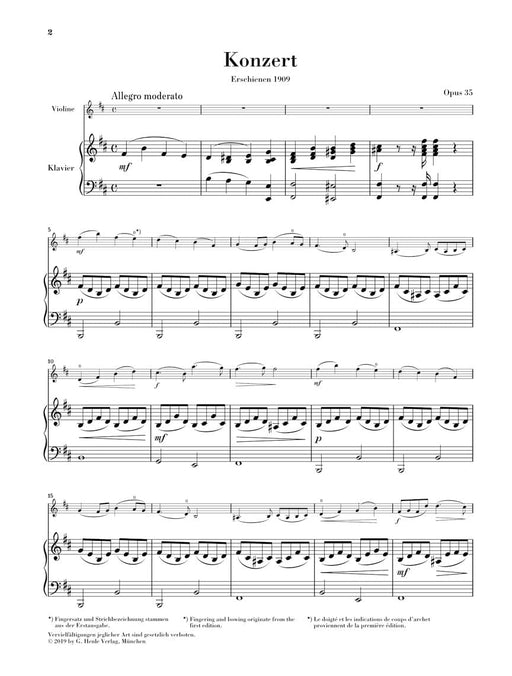 Violin Concerto in B Minor, Op. 35 Violin and Piano Reduction 協奏曲 小提琴(含鋼琴伴奏) 亨乐版 | 小雅音樂 Hsiaoya Music