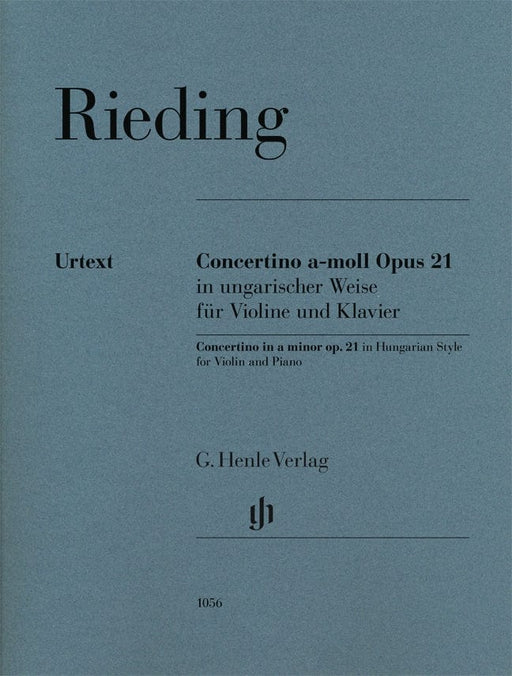 Concertino In Hungarian Style in A Minor, Op. 21 Violin and Piano Reduction 李丁 小協奏曲 風格 小提琴(含鋼琴伴奏) 亨乐版 | 小雅音樂 Hsiaoya Music