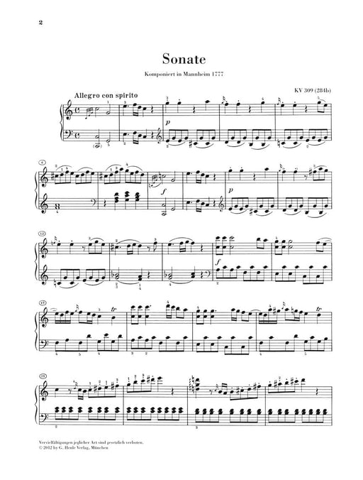 Wolfgang Amadeus Mozart - Piano Sonata in C Major, K. 309 (284b) 莫札特 奏鳴曲 鋼琴 亨乐版 | 小雅音樂 Hsiaoya Music