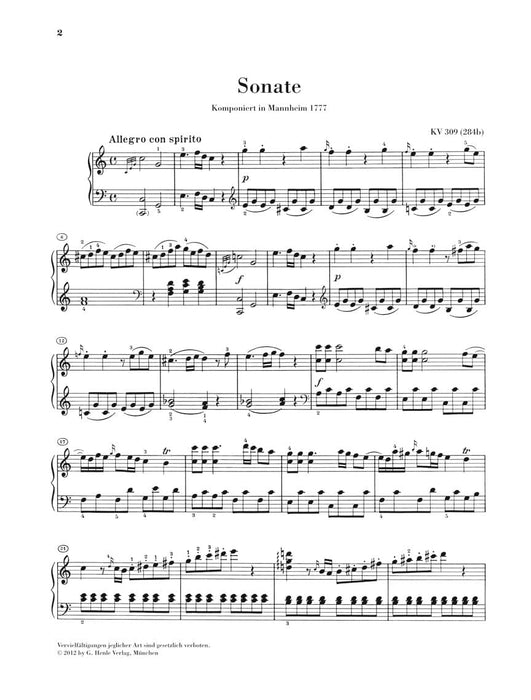 Wolfgang Amadeus Mozart - Piano Sonata in C Major, K. 309 (284b) 莫札特 奏鳴曲 鋼琴 亨乐版 | 小雅音樂 Hsiaoya Music