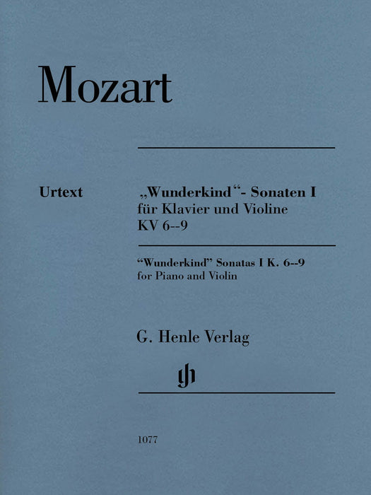 Wolfgang Amadeus Mozart - Wunderkind Sonatas, Volume 1, K6-9 Piano and Violin With Marked and Unmarked String Parts 莫札特 奏鳴曲 小提琴(含鋼琴伴奏) 亨乐版 | 小雅音樂 Hsiaoya Music