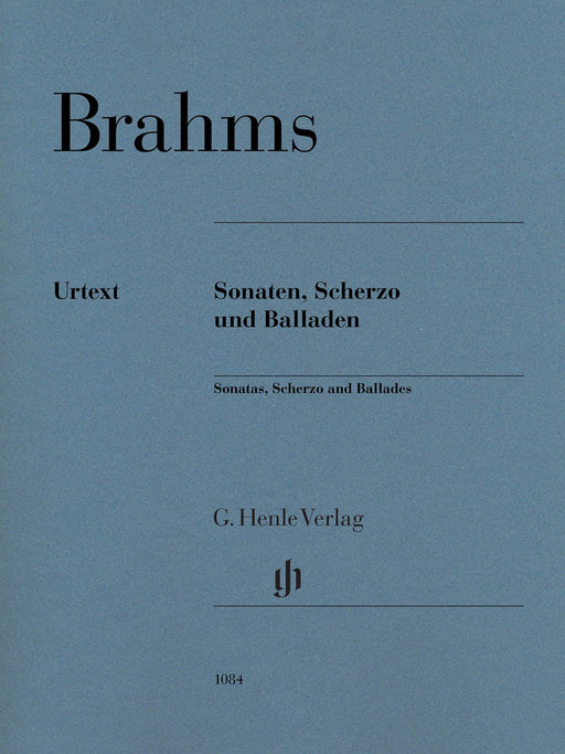 Sonatas, Scherzo and Ballades Revised Edition Piano Solo 布拉姆斯 詼諧曲 鋼琴 奏鳴曲 敘事曲 亨乐版 | 小雅音樂 Hsiaoya Music