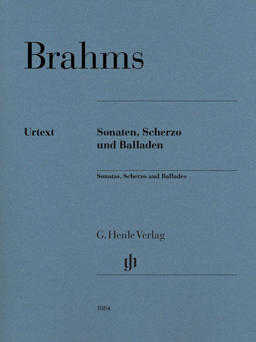 Sonatas, Scherzo and Ballades Revised Edition Piano Solo 布拉姆斯 詼諧曲 鋼琴 奏鳴曲 敘事曲 亨乐版 | 小雅音樂 Hsiaoya Music