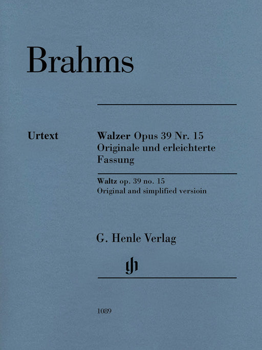 Waltz Op. 39 No. 15 Original & Simplified Version for Piano 布拉姆斯 圓舞曲 鋼琴 亨乐版 | 小雅音樂 Hsiaoya Music