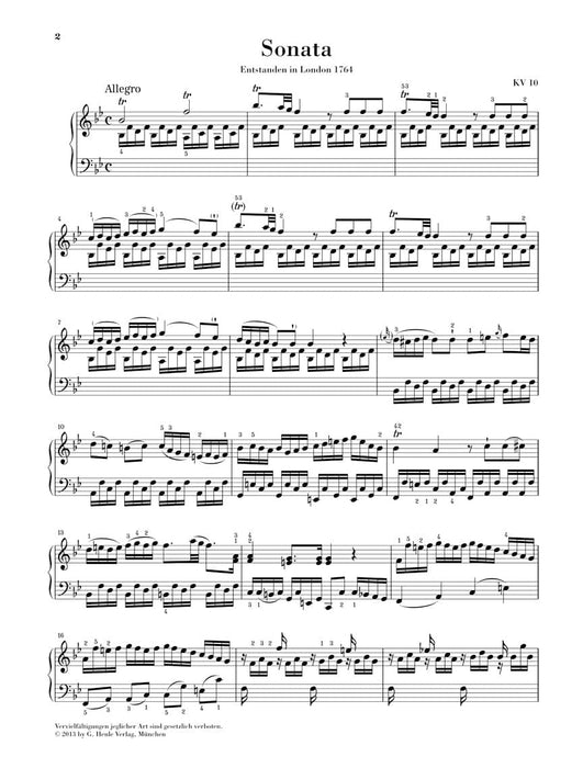 Wunderkind Sonatas, Volume 2, K. 10-15 Wolfgang Amadeus Mozart - Wunderkind Sonatas, Volume 2, K. 10-1 莫札特 奏鳴曲 鋼琴 亨乐版 | 小雅音樂 Hsiaoya Music