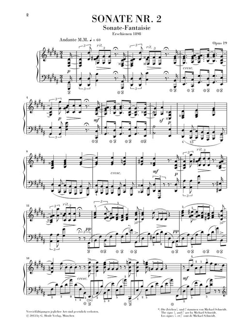 Piano Sonata No. 2 in G-sharp minor, Op. 19 (Sonate-Fantaisie) 斯克里亞賓 奏鳴曲 鋼琴 亨乐版 | 小雅音樂 Hsiaoya Music