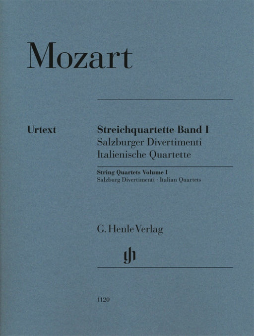 String Quartets Volume 1 (Italian Quartets, Salzburg Divertimenti) Set of Parts 莫札特 弦樂四重奏分譜 | 小雅音樂 Hsiaoya Music