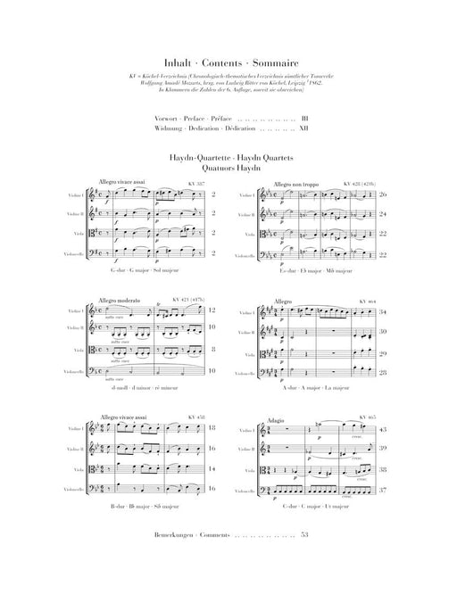 String Quartets, Volume 3 Haydn Quartets Parts 莫札特 弦樂四重奏 亨乐版 | 小雅音樂 Hsiaoya Music