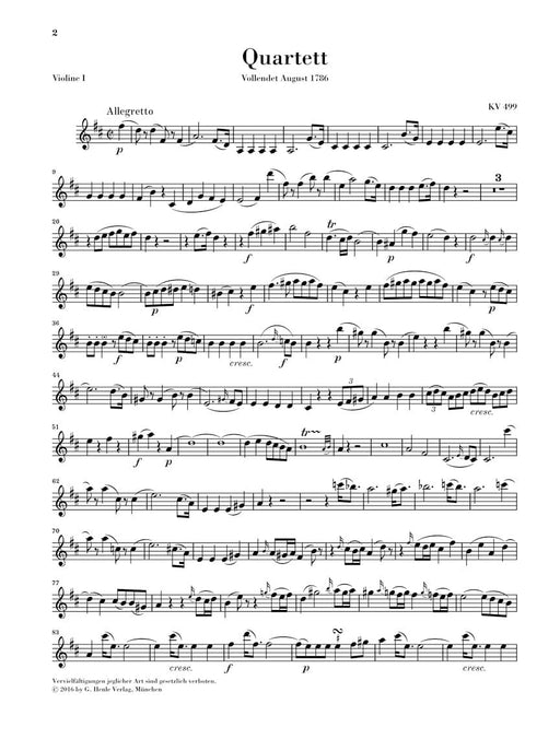 String Quartets Volume Iv (4) 莫札特 弦樂四重奏 亨乐版 | 小雅音樂 Hsiaoya Music