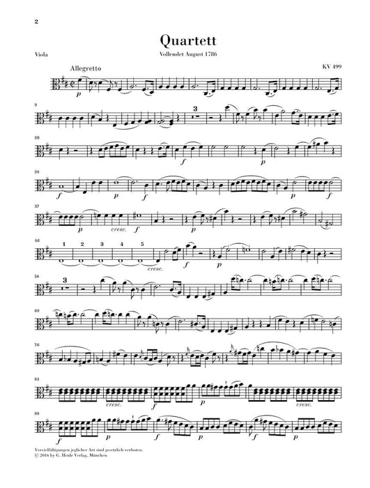 String Quartets Volume Iv (4) 莫札特 弦樂四重奏 亨乐版 | 小雅音樂 Hsiaoya Music