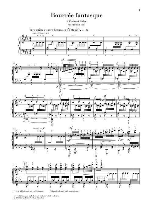 Bourrée fantasque Piano 夏布里耶 鋼琴 亨乐版 | 小雅音樂 Hsiaoya Music