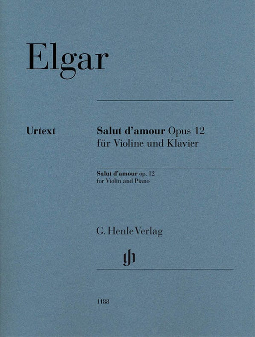 Salut d'amour, Op. 12 for Violin and Piano with Marked and Unmarked String Parts 艾爾加 小提琴 鋼琴 弦樂 愛的禮讚 小提琴(含鋼琴伴奏) 亨乐版 | 小雅音樂 Hsiaoya Music