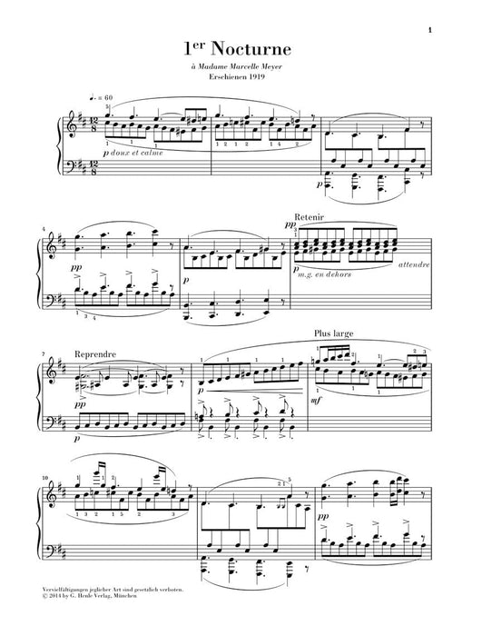 Nocturnes Piano Solo 薩悌 夜曲 鋼琴 亨乐版 | 小雅音樂 Hsiaoya Music
