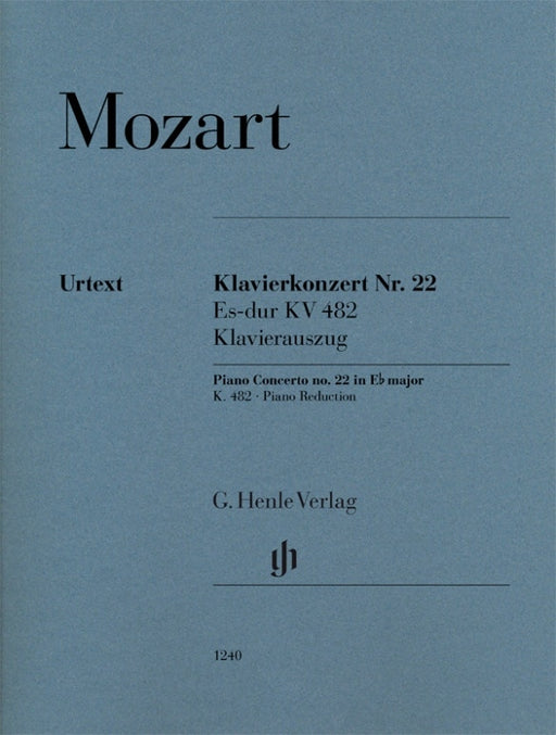 Piano Concerto No. 22 in E-flat, K. 482 2 copies needed for performance 莫札特 鋼琴協奏曲 | 小雅音樂 Hsiaoya Music