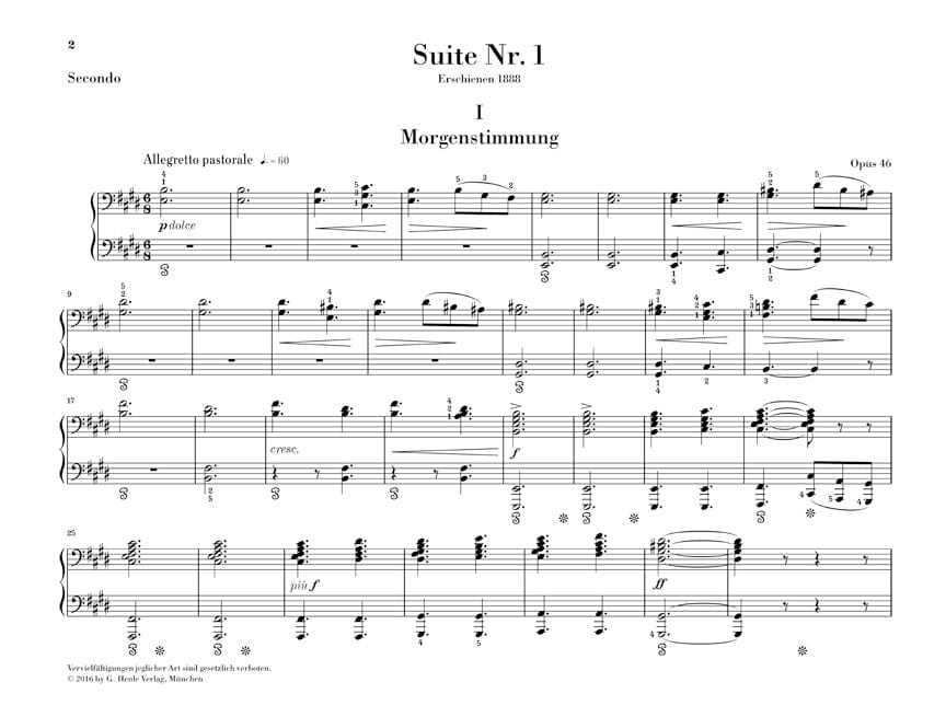 Peer Gynt Suites Version for Piano Four-Hands 葛利格 鋼琴 皮爾金組曲 四手聯彈(含以上) 亨乐版 | 小雅音樂 Hsiaoya Music