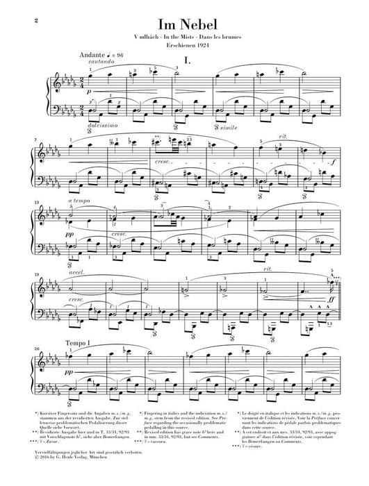 In the Mists [Im Nebel] Piano Solo 在霧中 鋼琴 亨乐版 | 小雅音樂 Hsiaoya Music