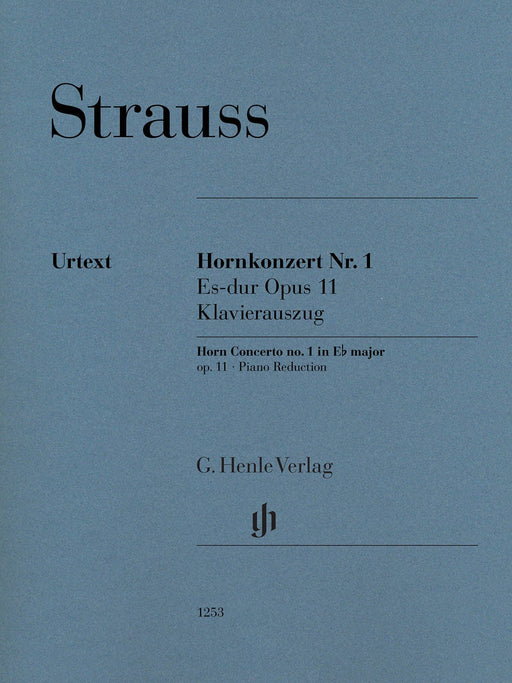 Horn Concerto No. 1 in E-Flat Major, Op. 11 Horn and Piano Reduction 史特勞斯理查 法國號協奏曲 法國號(含鋼琴伴奏) 亨乐版 | 小雅音樂 Hsiaoya Music