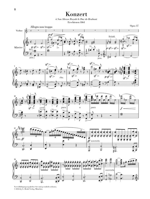 Violin Concerto No. 5 in A minor, Op. 37 Violin with Piano Reduction 協奏曲 小提琴(含鋼琴伴奏) 亨乐版 | 小雅音樂 Hsiaoya Music