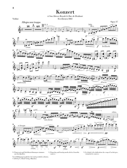 Violin Concerto No. 5 in A minor, Op. 37 Violin with Piano Reduction 協奏曲 小提琴(含鋼琴伴奏) 亨乐版 | 小雅音樂 Hsiaoya Music