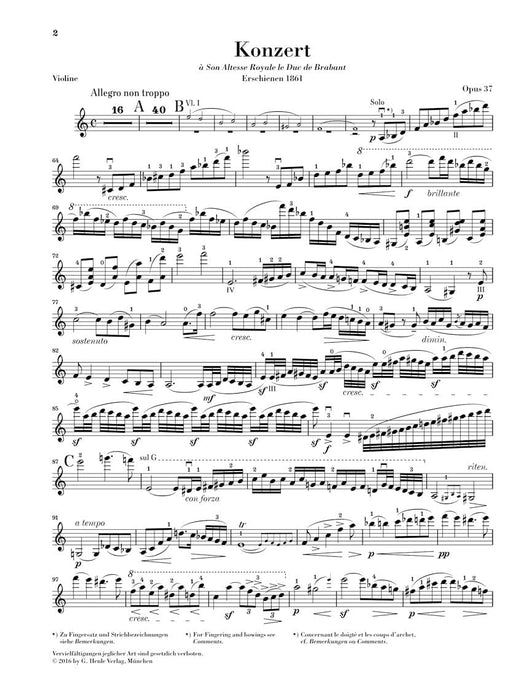 Violin Concerto No. 5 in A minor, Op. 37 Violin with Piano Reduction 協奏曲 小提琴(含鋼琴伴奏) 亨乐版 | 小雅音樂 Hsiaoya Music